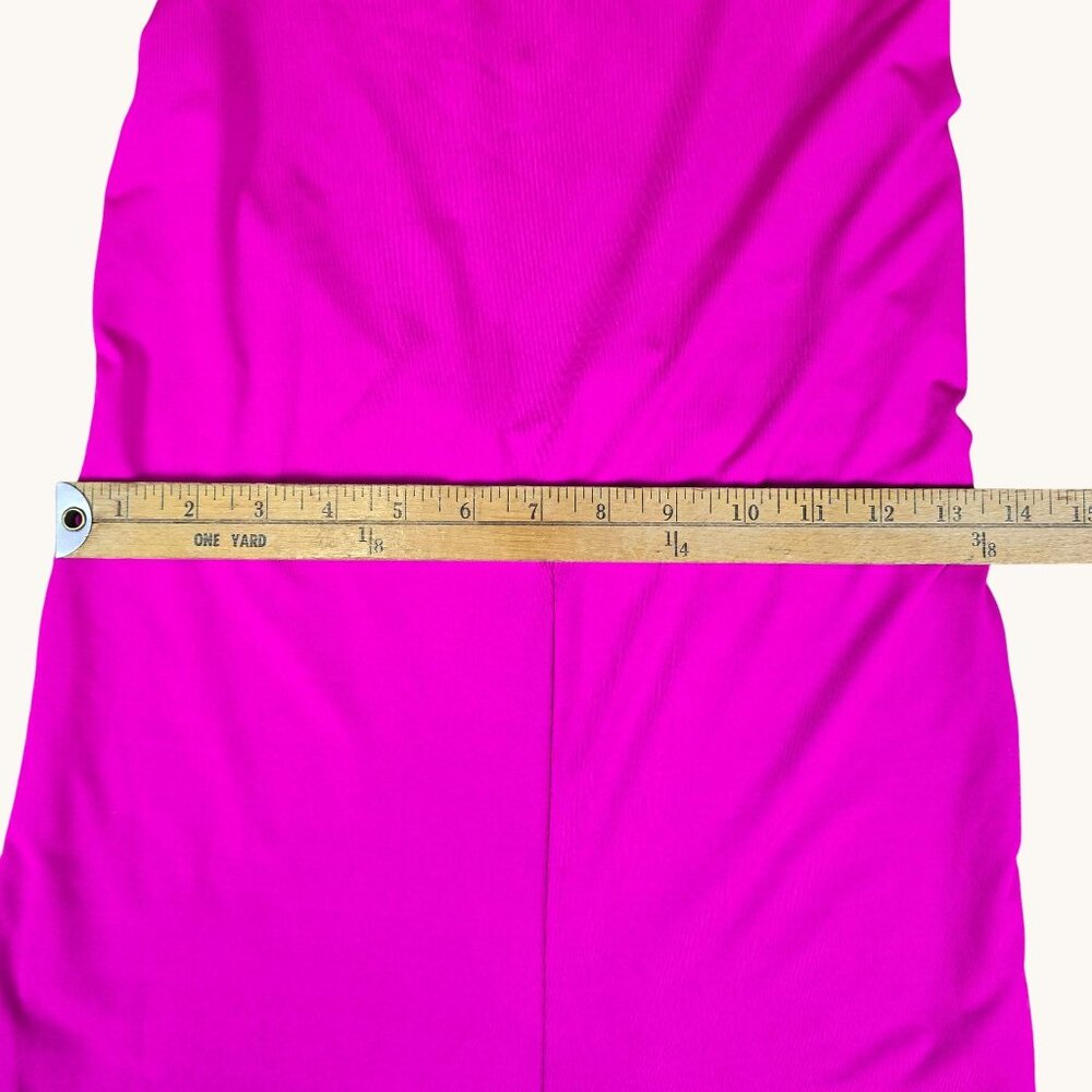 Fashion Nova Pink Halter Jumpsuit Flared Leg Medium - Picture 9 of 9